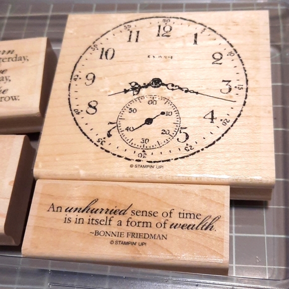 Sense of Time rubber stamp set - Picture 2 of 4